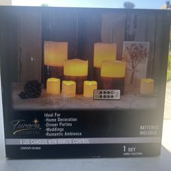 Velas Decorativas Con luces LED Y Control Remoto.