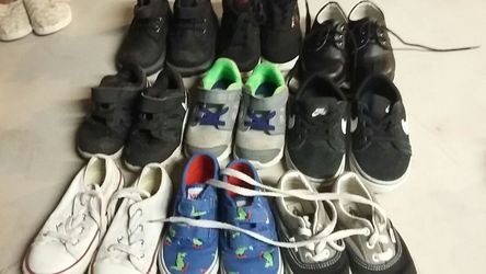 Nikes vans converse sizes 5. 6.7 asking 10 each form