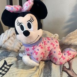 Disney Baby Minnie Mouse Touch N Crawl Plush Toy Crawling Sing#1