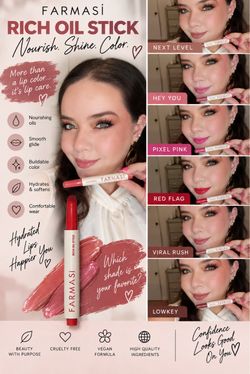 Farmasi Rich Oil Stick Lipstick