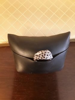 White Gold 14kt Sapphires and Diamonds size 61/2 Dolphin Ring