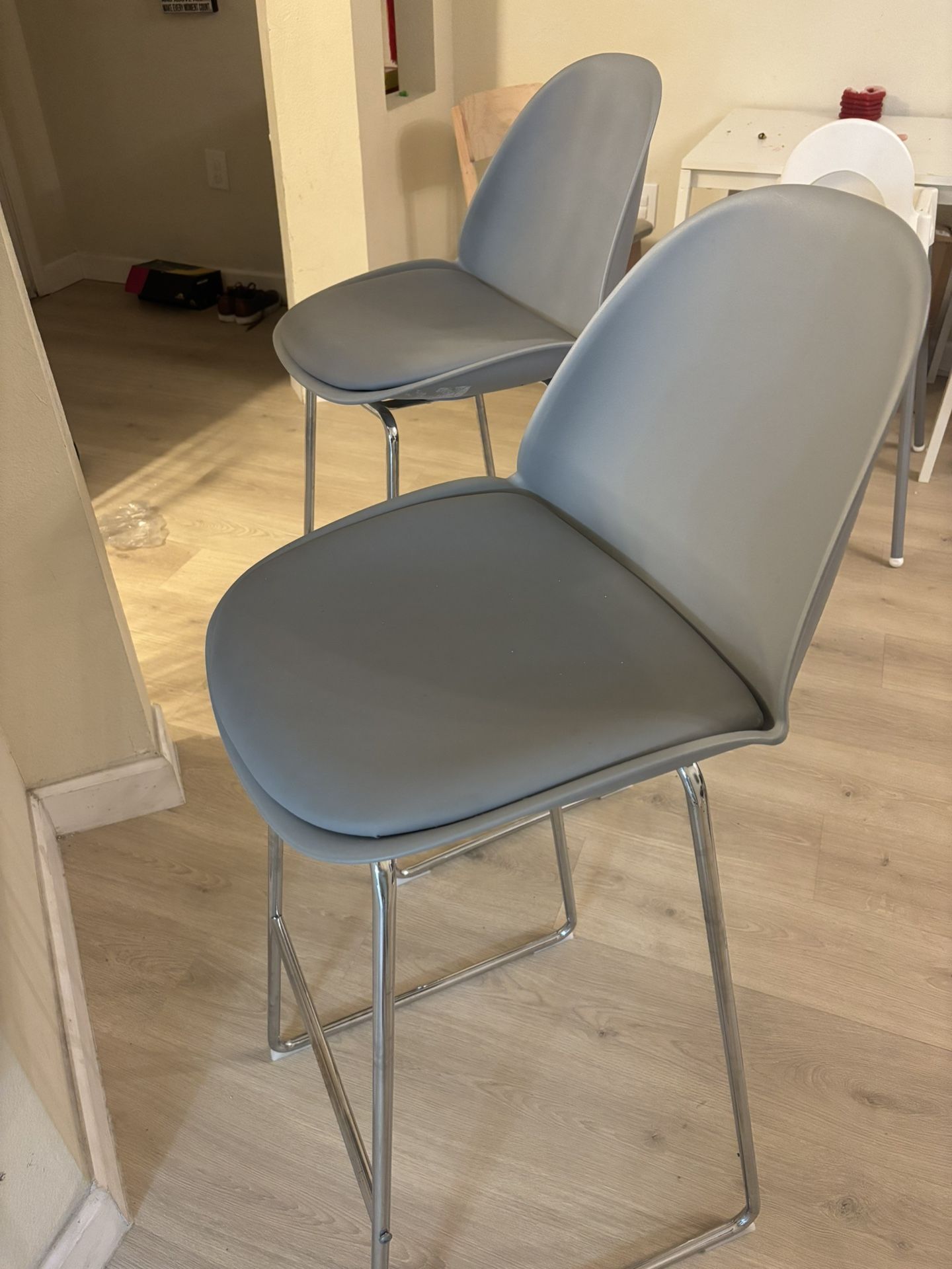 Two Bar Stools In Downtown Tampa