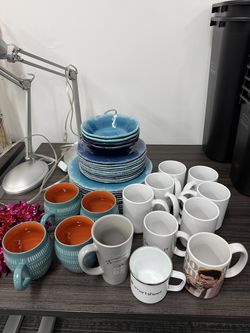 Office Kitchen Clear-Out – Plates, Bowls & Mugs – $1 Each / Bundle Deals