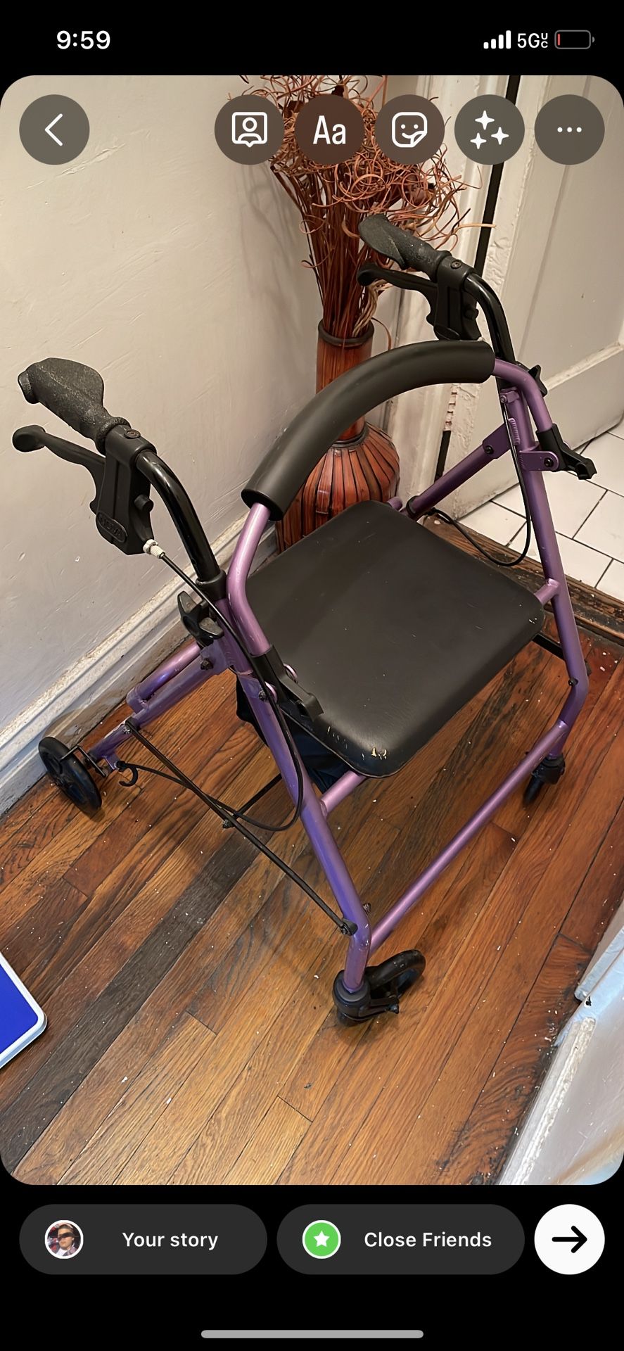 Medical Rollator Rolling Walker