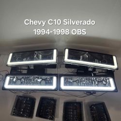 Chevy C10 Silverado 1994-1998 Headlights 