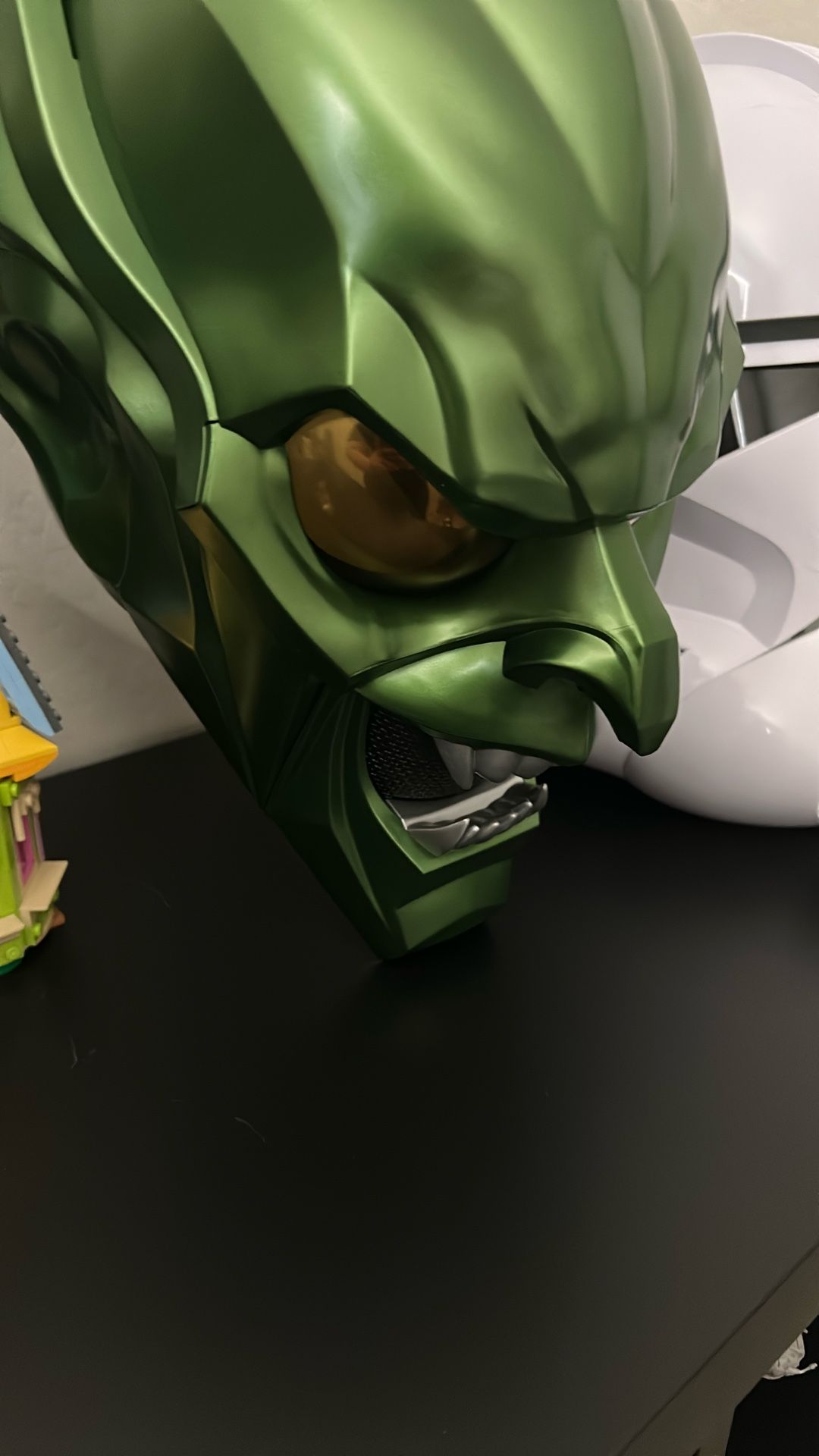 Green Goblet Helmet