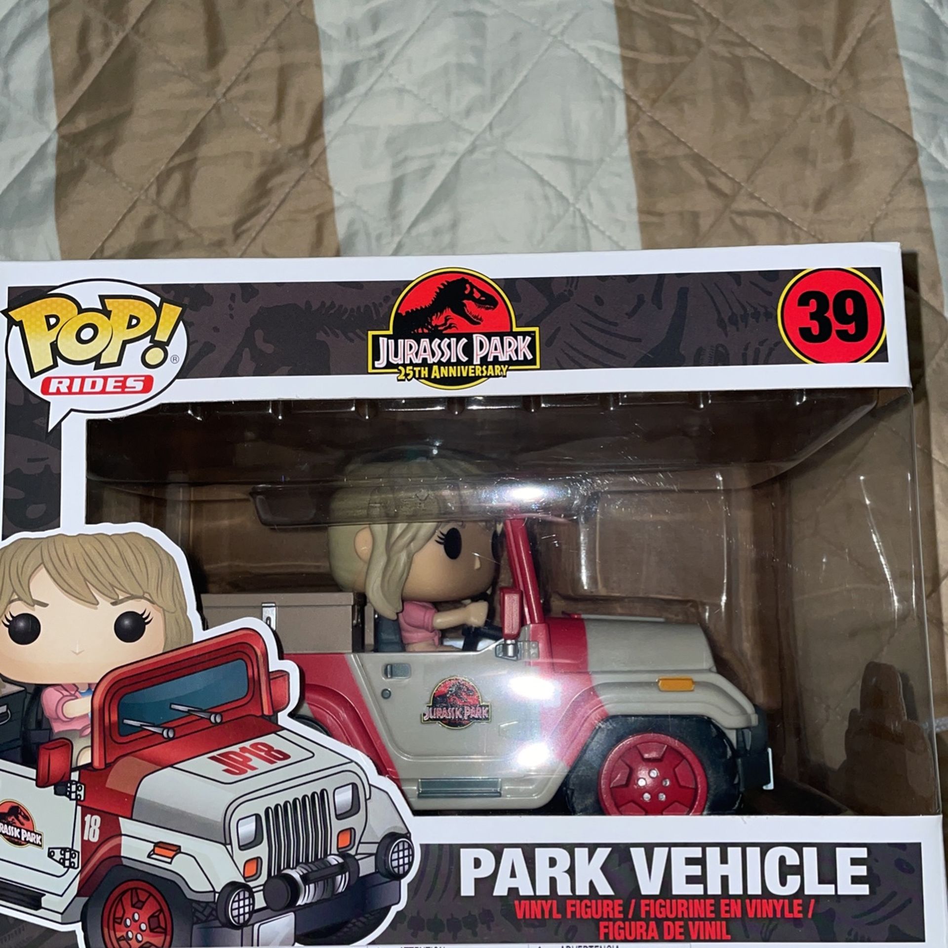 Jurassic Park 50th Anniversary Park Vehicle Funko Pop