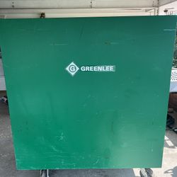 Greenlee Job Box 5860 Bi-Fold Metal Cabinet W/Casters
