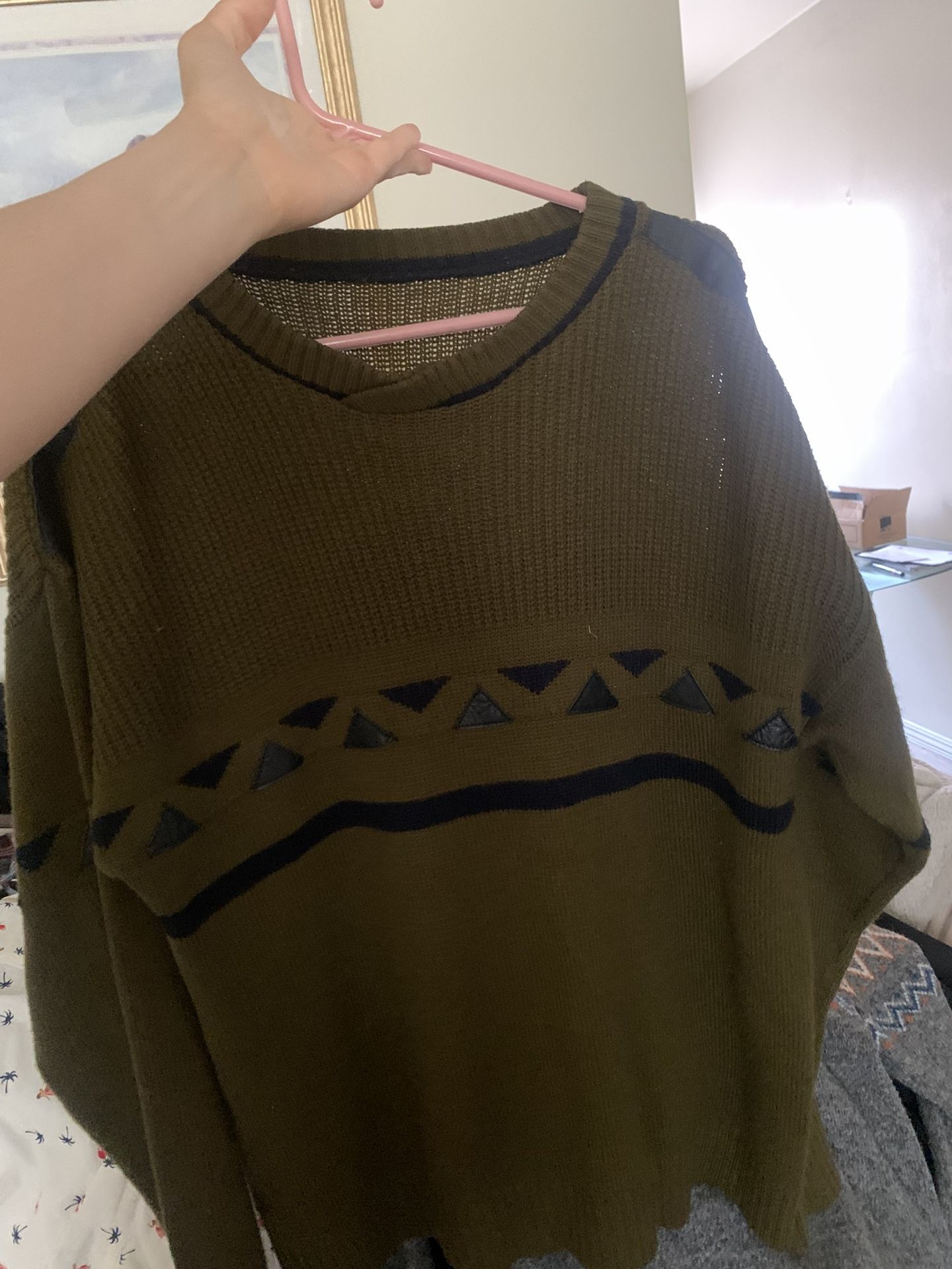 Green Cardigan