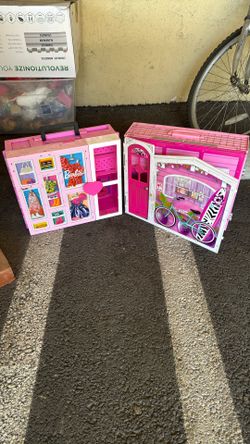 Vintage Mattel 2009 Barbie Doll House both for 25