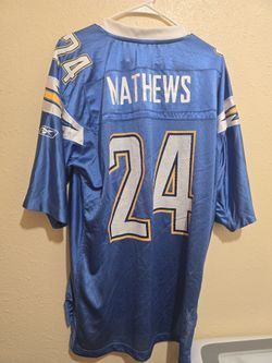 Ryan Mathews #24 San Diego Chargers NFL JERSEY MEN'S SIZE LARGE