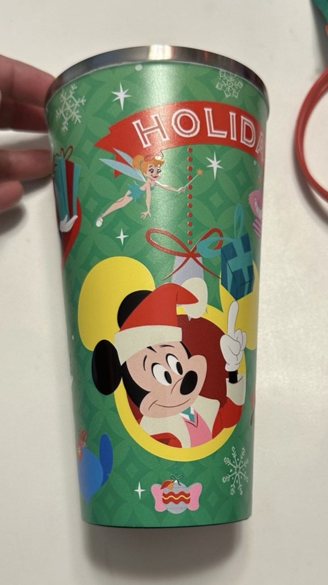 Disney Parks Disneyland Stainless Steel Christmas tumbler