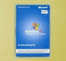 Windows XP Professional CD with a valid license