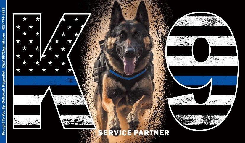 K 9 HONOR 3X5 FLAG-261
