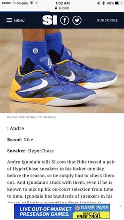Andre Iguodala Nike Hyperchase for Sale in Manteca CA OfferUp