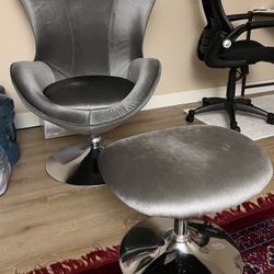Modern Chair And Ottoman 