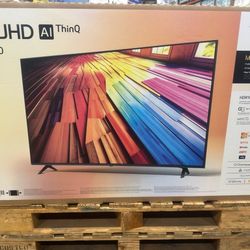 65" Screen Led Smart 4k By LG ThinQ.  1 Year Warranty 