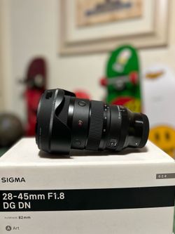 SIGMA 28-45mm F1.8 DG DN ART ZOOM LENS
