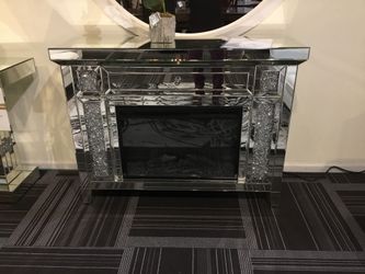 Mirror fireplace
