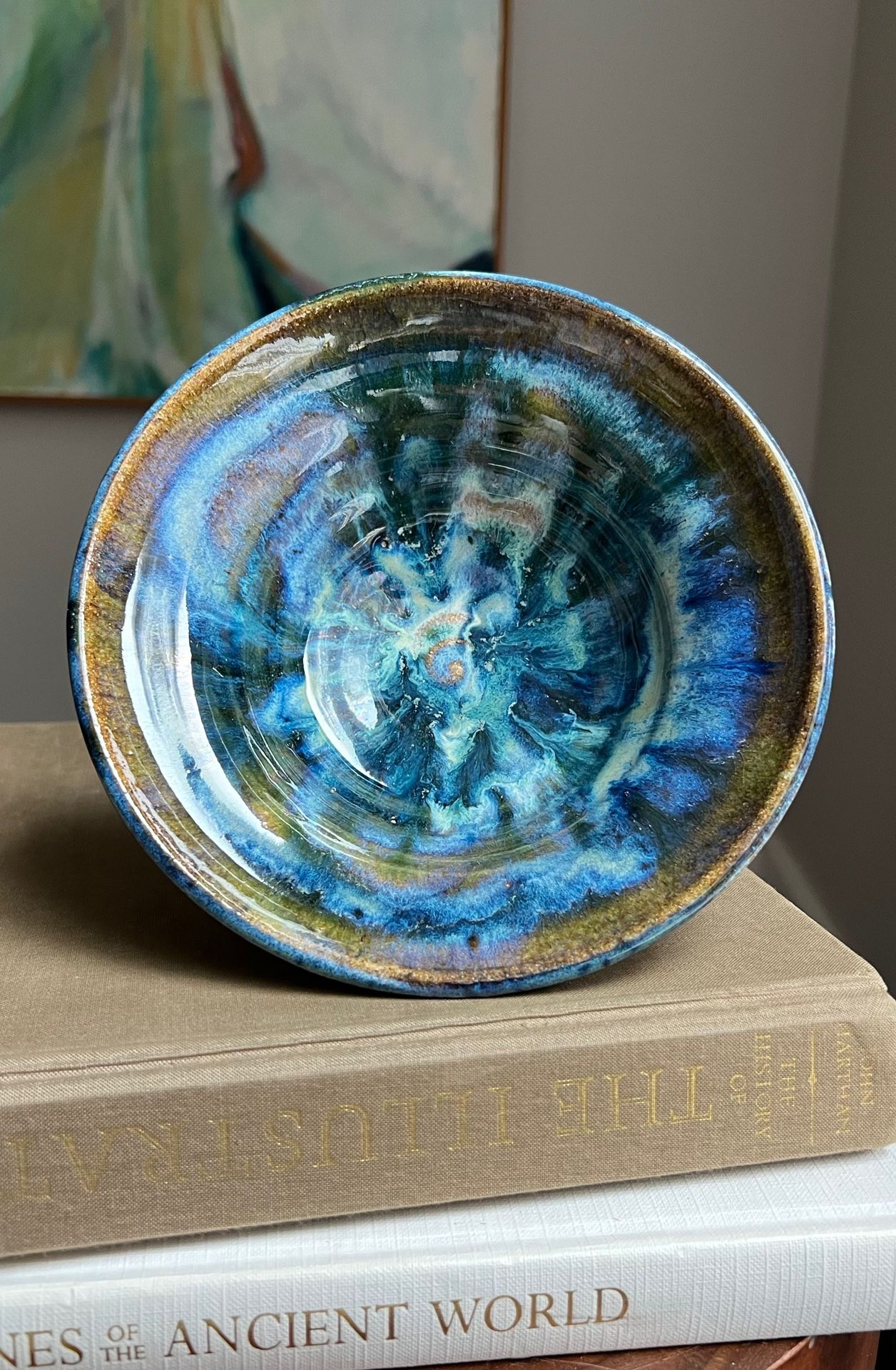Small Handcrafted Decorative Bowl ( D7.7" ) firm on price