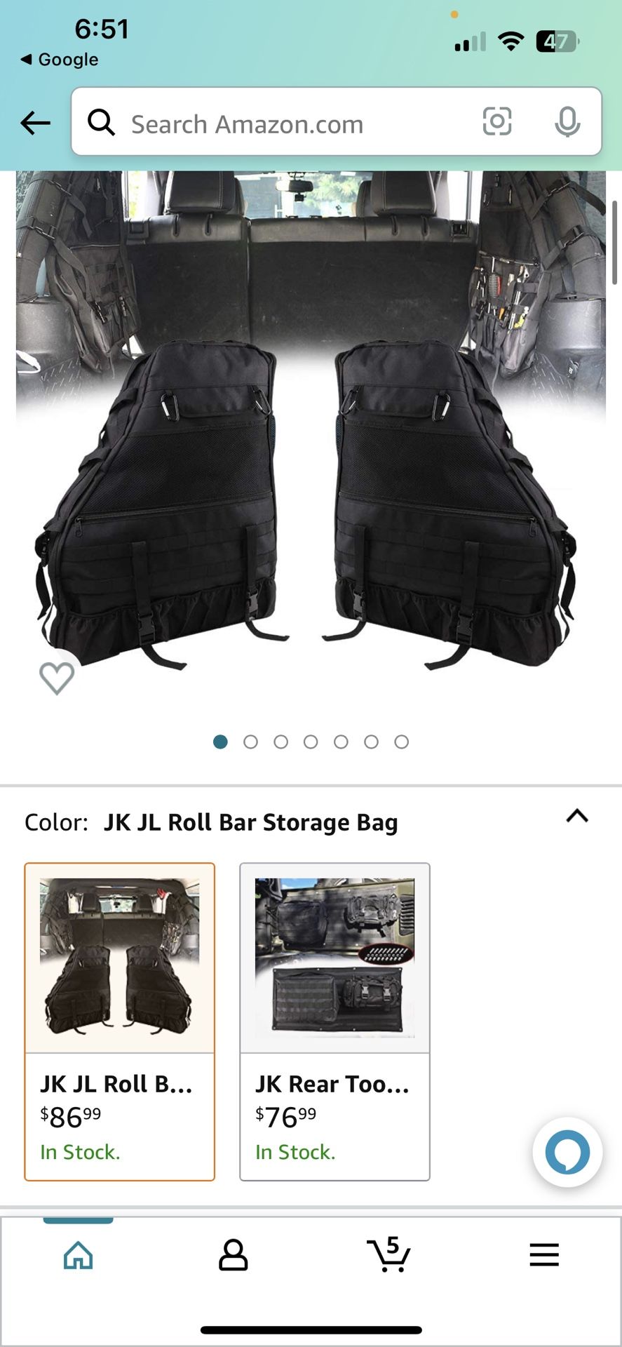 Car Bags For Extra Space For Jeep