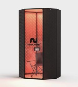 Nurecover Tropic Smart Steamer Portable Home Sauna 3.0L Black Insulated Tent Kit