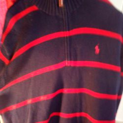 Polo Sweater Red n Blue Pick Up Only 