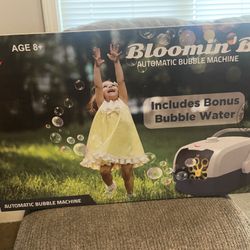 kids bubble making machine toy