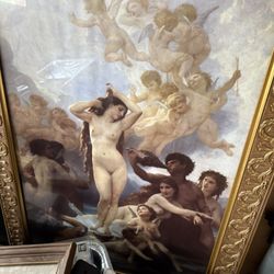 The Birth of Venus" by William-Adolphe Bouguereau. 