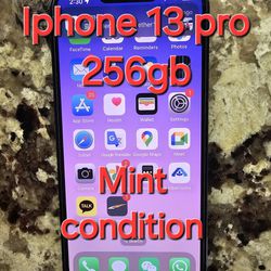 Unlocked iPhone 13 Pro 256gb Blue Apple