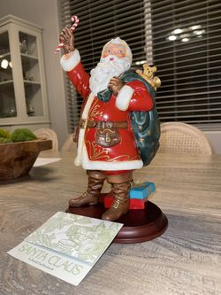Vintage Santa Claus By Ronald Van Ruyckevelt 1989 The Franklin Mint