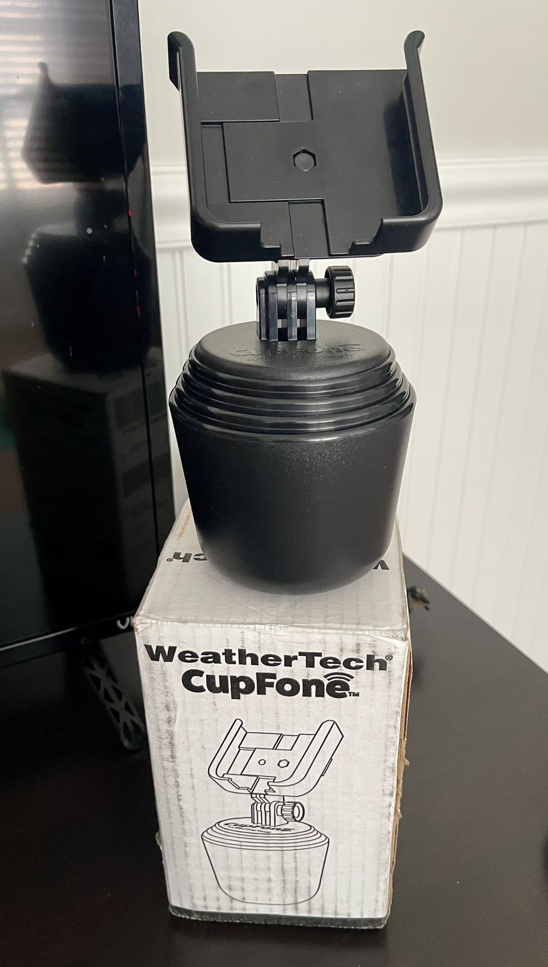 WeatherTech CupFone – Adjustable, Universal Cup Holder Phone Mount