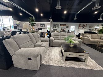 2 PC RECLINER SOFA AND LOVESEAT