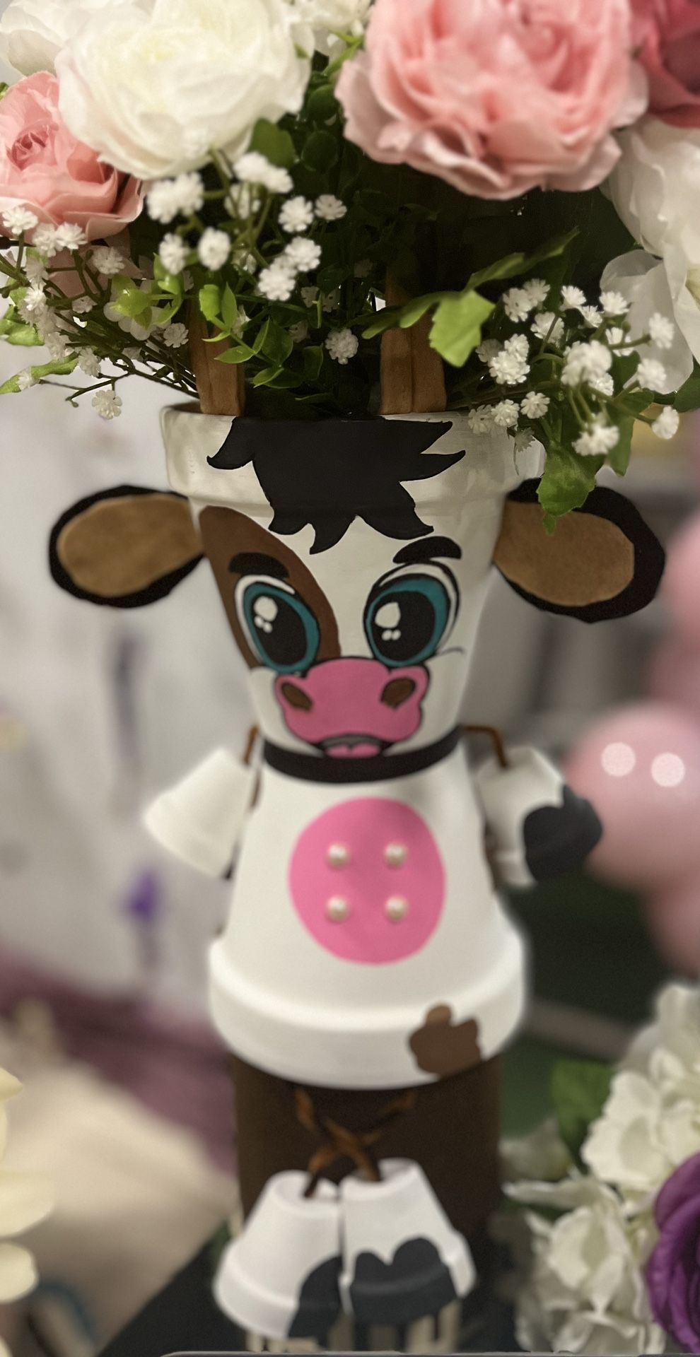 Cow Flower Pot
