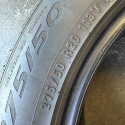 275/50/20 Pirelli (2 Tires) $160.00/ Both/ Mercedes GLE