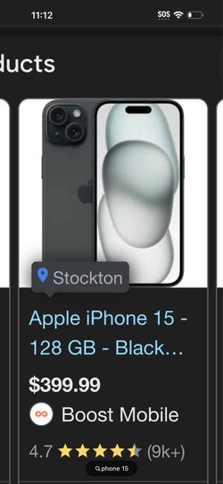iPhone 15 black