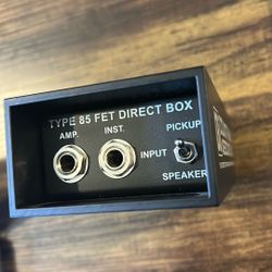 Countryman Type 85 FET Direct Box In great condition and delivers legendary sound quality with rugged reliability. This active DI box feat