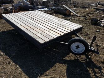 New Deck, 8x8 Flatbed trailer with 5k Axle 5000lb great flatbed for cars and trucks holds a lot