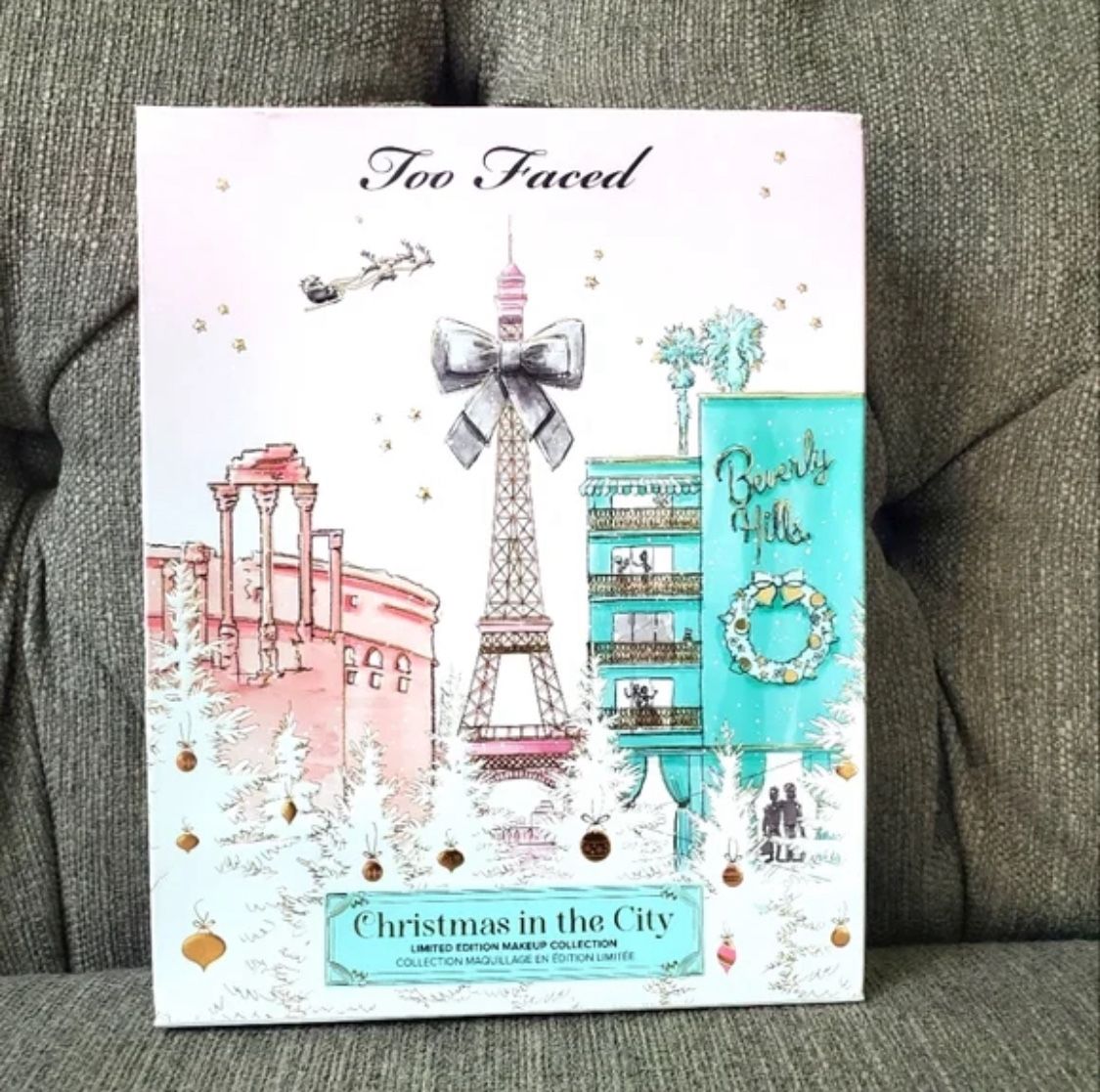 Too Faced “Christmas in the City” Limited-Edition Holiday Makeup Collection — 2 Eyeshadow Palettes + Blush Palette + Mini Mascara