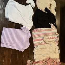 Women’s Tops Size LARGE  ( Lot Of 8 For $12)