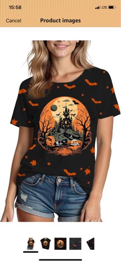 Women's Halloween Graphic T-Shirt