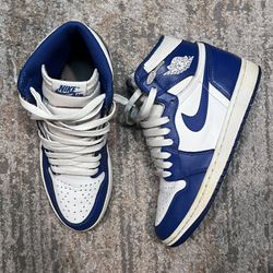 Size 7 Air Jordan 1 Storm Blue 2016