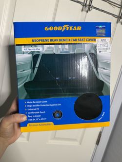 Goodyear Neoprene Rear Bench Car Seat Cover