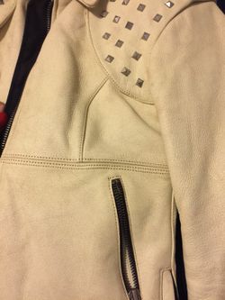 Great Leather Ivory XS Riding Jacket