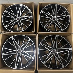 20” Vossen Style Wheels – Machine Face Finish (Set of 4)