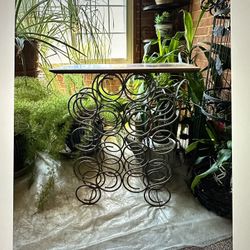 Wine Bottle Holder Table