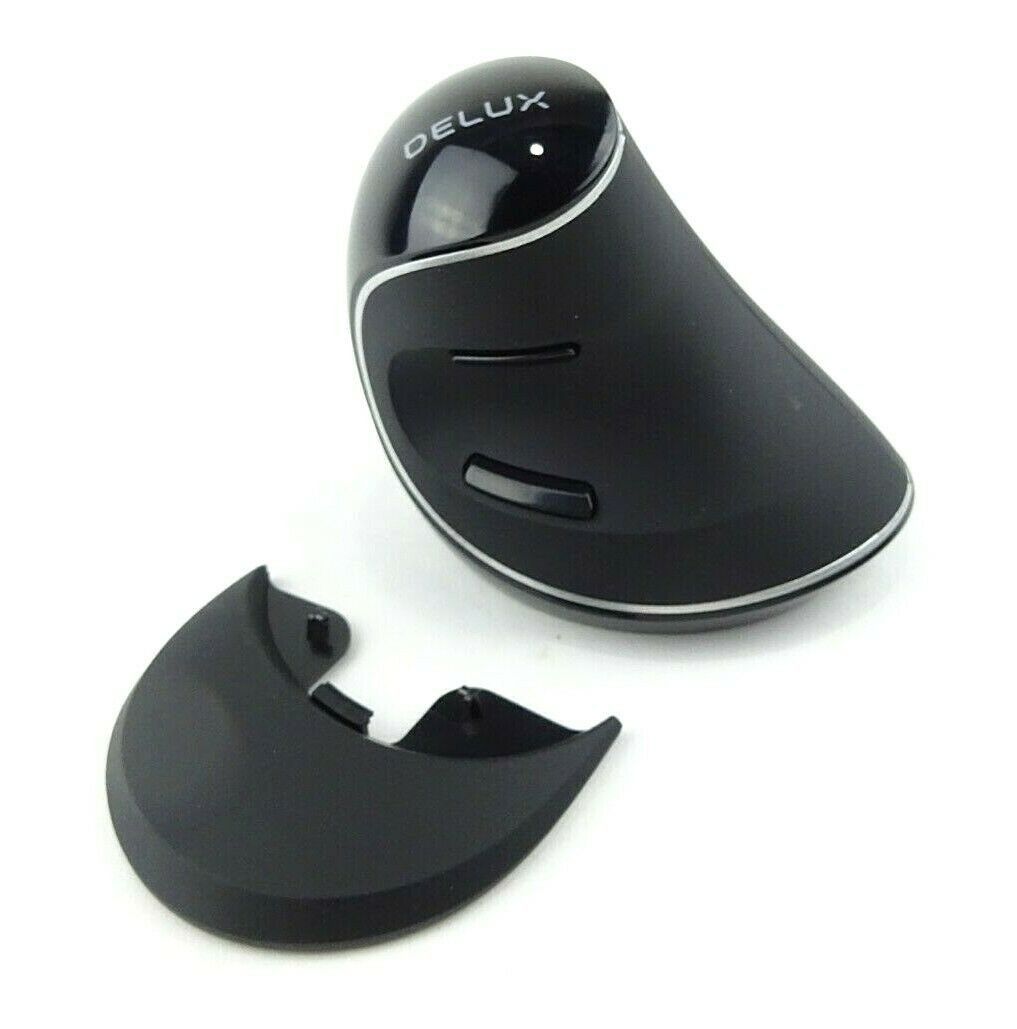 Delux Delux Ergonomic Vertical Mouse with USB Receiver, 2.4G Wireless Optical Mouse