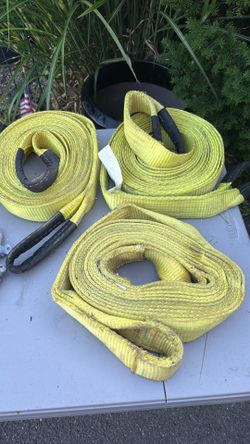 Heavy duty straps and pulley