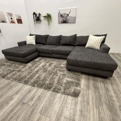 Gray Sectional Couch - Free Delivery
