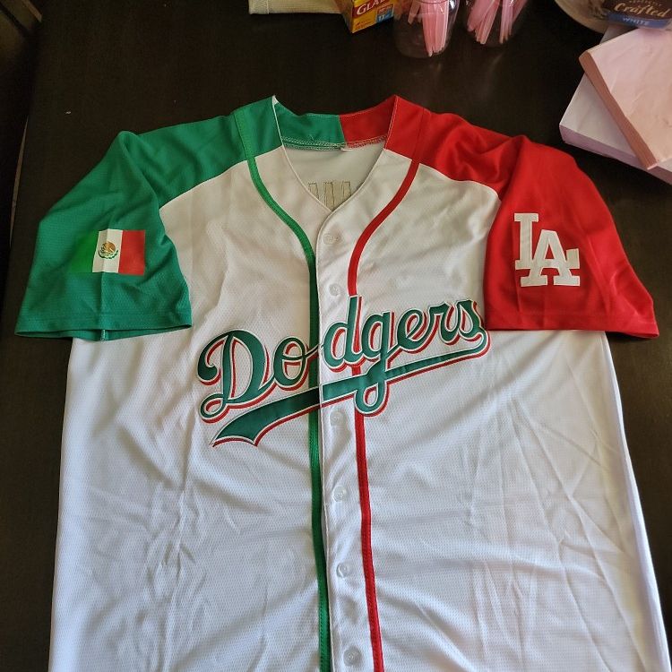 Julio Urias #7 Xl México Heritage Los Angeles Dodgers Jersey El